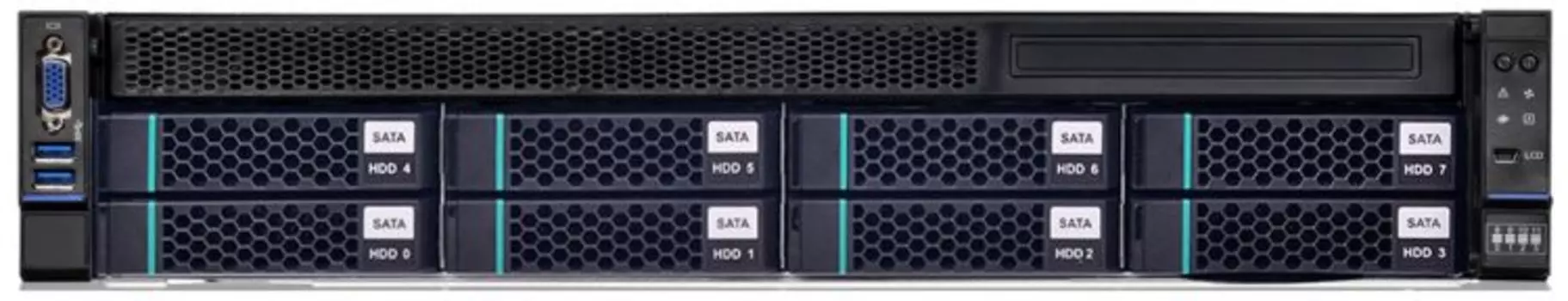 Серверная платформа 2U HIPER R2-P221608-08 (2*LGA3647, C621, 16*DDR4 (2933), 8*3.5" SATA/SAS, 2*Glan, 2*800W, 2*VGA, 5*USB 3.0)