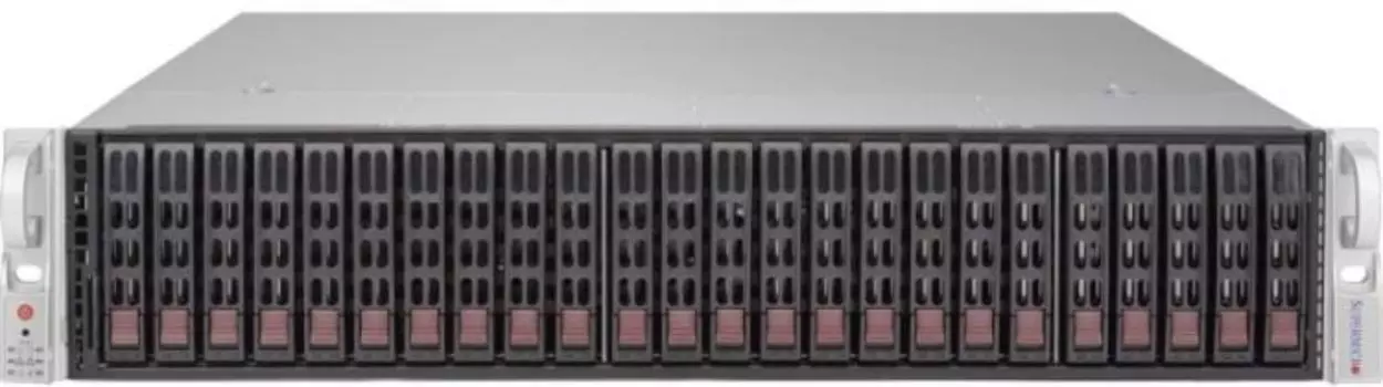 Серверная платформа 2U Supermicro SSG-2029P-E1CR24L (2x3647, C624, 16xDDR4, 24x2.5" HS, 3008 SAS, 2x10GE, 2x1200W,Rail)