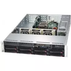 Серверная платформа 2U Supermicro SYS-5029P-WTR (1x3647, C622, 6xDDR4, 8x3.5" HS, 2x10GE, 2x500W,Rail)