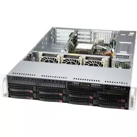 Серверная платформа 2U Supermicro SYS-520P-WTR LGA4189, C621A, 8*DDR4(3200), 8*3.5", 2*2.5", M.2, 4*PCIE, 5*USB 3.2, 2*10Glan, 2*650W