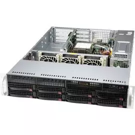 Серверная платформа 2U Supermicro SYS-520P-WTR LGA4189, C621A, 8*DDR4(3200), 8*3.5", 2*2.5", M.2, 4*PCIE, 5*USB 3.2, 2*10Glan, 2*650W
