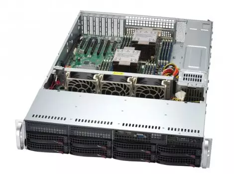 Серверная платформа 2U Supermicro SYS-621P-TR (2*LGA4677, C741, 16*DDR5 (4800), 8*3.5" HS SATA3, 2*M.2, 6*PCIE, 2*Glan, VGA, 4*USB 3.0, 2*USB 2.0, 2*