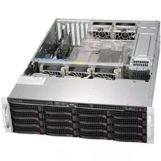 Серверная платформа 3U Supermicro SSG-6039P-E1CR16H (2x3647, C624, 16xDDR4, 16x3.5" HS, 3108 SAS, 2x10GE, 1200W Redundant)