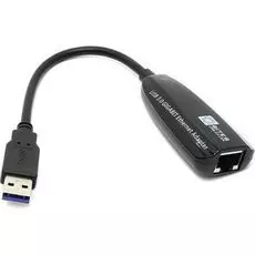 Сетевая карта 5bites UA3-45-01BK USB3.0,RJ45 1G,black