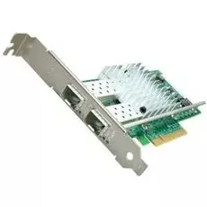 Сетевая карта Intel E10G42BTDABLK X520-DA2 (Intel 82599ES,PCI-E 2.0 x8,1GbE/10Gbps,Dual Port,SFP+ Direct Attach Copper,VMDq,SR-IOV,IPSEC) Bulk