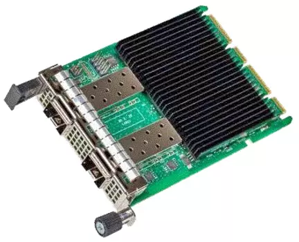 Сетевая карта Intel E810XXVDA2OCP3G E810-XXVDA2 for OCP 3.0, 2xSFP28 ports, 25GbE, OCP 3.0 PCI-E x8 gen3/gen4, iWARP/RoCEv2, IEEE 1588 PTP, ADQ, iSCSI