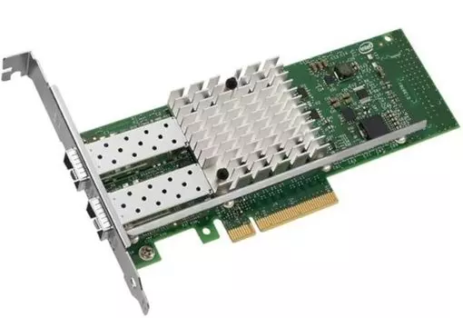 Сетевая карта Intel X520-DA2 E10G42BTDAG1P5 (Intel 82599, PCIe 2.0 x4, PCIe 2.0 x8, GbE/10Gbs, Dual Port, SFP+, transivers no included) bulk