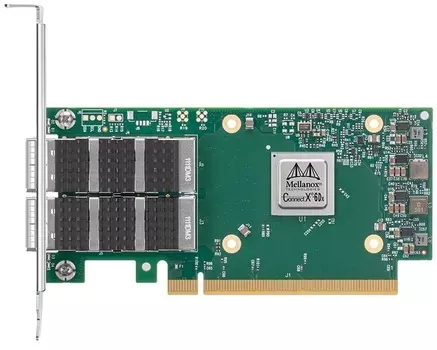Сетевая карта MELLANOX TECHNOLOGIES MCX623106AN-CDAT ConnectX-6 Dx EN, 100GbE, Dual-port QSFP56, PCIe 4.0 x16, No Crypto, Tall Bracket DEMO