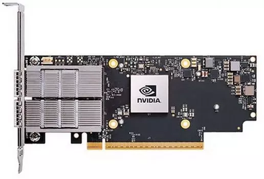 Сетевая карта MELLANOX TECHNOLOGIES MCX75310AAS-NEAT CX75310A ConnectX-7 HHHL Adapter card, 400GbE/NDR IB (default mode), Single-port OSFP, PCIe 5.0 x