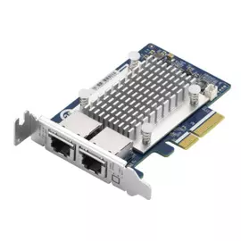 Сетевая карта QNAP QXG-5G2T-111C двухпортовая 5 GbE RJ-45, PCIe Gen3 x2