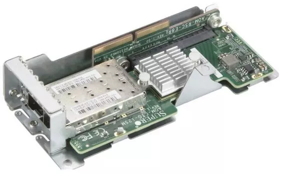 Сетевая плата Supermicro AOM-CTG-i2SM-12 2*0GbE SFP+, Intel 82599ES 10GbE controller