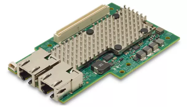 Сетевой адаптер Broadcom BCM957416M4163C NetXtreme M210tp 2x10GBase-T, RJ-45, OCP (v2.0 Type 1), BCM57416, Mezzanine Ethernet Adapter