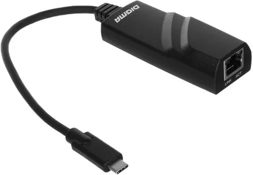 Сетевой адаптер Digma D-USBC-LAN1000 USB Type-C