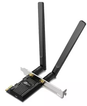 Сетевой адаптер TP-LINK Archer TX20E двухдиапазонный PCI Express с поддержкой Wi-Fi AX1800 и Bluetooth 5.2