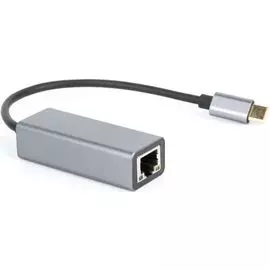 Сетевой адаптер VCOM DU320M USB 3.1 Type-C-RJ-45 1000Mb/s Ethernet, aluminum shell, 0.15м