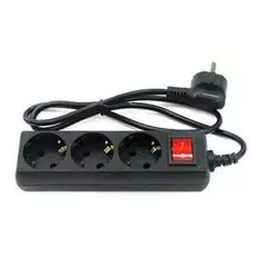 Сетевой фильтр 5bites SP3B-130E 3S/3*0.75MM2/3M/BLACK