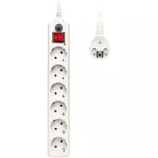 Сетевой фильтр Buro 600SH-5-W 6 розеток, 5 метров, белый