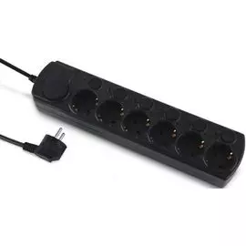 Сетевой фильтр Ippon BK252-SW 5м (6 розеток) черный (1192750)