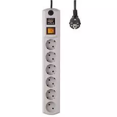 Сетевой фильтр Most H6 2 м (6 розеток) белый 717214