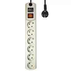 Сетевой фильтр Most HP 5м (6 розеток) белый (коробка) 479624