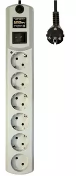 Сетевой фильтр Most HPw 2м (6 розеток) белый (коробка) 479629