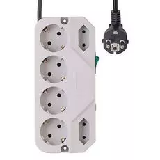 Сетевой фильтр Most СRG CRG 2M WH 2 м (6 розеток) белый 633400