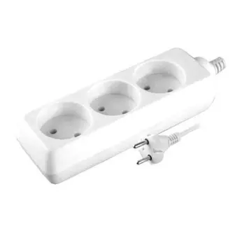 Сетевой фильтр VOLSTEN S 3x1.5 э/удл. 3 гн. 1,5 м., 10А, 2200 Вт.