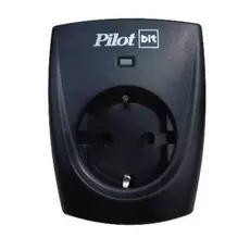 Сетевой фильтр ZIS BIT 1 розетка, черный (коробка)