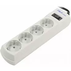 Сетевой фильтр ZIS Pilot mini 10 м (4 розетки) белый (коробка) 1061006/1000469659