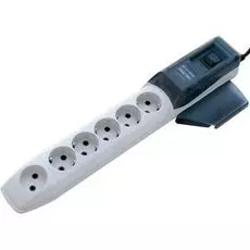 Сетевой фильтр ZIS Pilot Pro 10 м, 6 розеток (220-230 В/50-60 Гц ,2,2 кВт, 10 А)