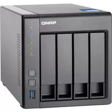 Сетевой накопитель QNAP TS-431X-8G 4 отсека для HDD, 10 GbE SFP+. Labs Alpine AL-314 1,4 ГГц, 8 ГБ
