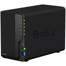 Сетевой накопитель Synology DS220+ 2x3.5/2.5" HDD/SSD SATA, RAID 0/1/JBOD, 2xGbLAN, 2xUSB3.0, без HD