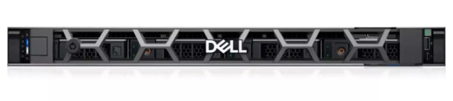 Шасси Dell PowerEdge R660xs серверное 1U/4LFF + 2SFF/1xHS/PERC H755/2xGE/noPSU/1xLP/1xOCP/7xPerfFan/noDVD/IDRAC9 Ent/noBezel/noRails