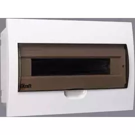 Щит DEKraft 31005DEK ЩРВ-П-18 модульный пластиковый IP41, 18 модулей встраиваемый