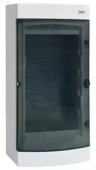 Щит EKF ux-3m-n слаботочный навесной "Unix" прозрачная дверь 3 габарит IP40 EKF PROxima
