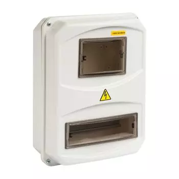 Щит пластиковый EKF pb-3/10-55-bas ЩУРн-П 3/10 (344х271х113) IP55 Basic