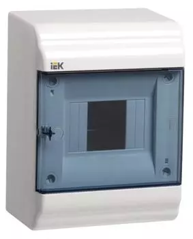 Щит распределительный навесной IEK MKP82-N-04-41-20 PRIME пластиковый ЩРН-П-4 белый IP41