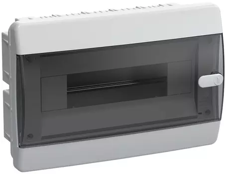 Щит распределительный встраиваемый IEK UIC-KP12-V-12-41-K01 UNION Compact пластиковый ЩРВ-П-12 IP41 черная прозрачная дверь
