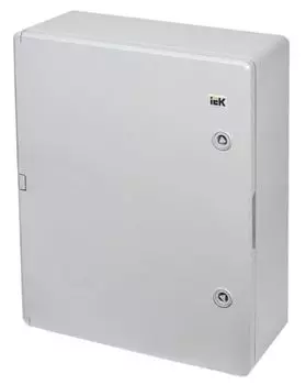Щит с монтажной панелью IEK MKP93-N-504018-65 пластиковый ЩМПп 500х400х180мм УХЛ1 IP65