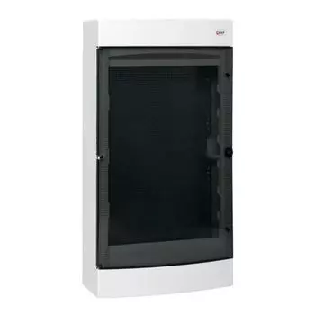 Щит слаботочный EKF ux-4m-n-xl пластиковый "Unix" прозрачная дверь 4 габарит увеличенный 651x396x112 IP40