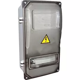 Щит учета IEK MSP308-3-55 навесной ЩУРн-П 3/8 пластиковый IP55