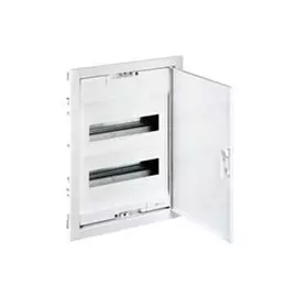 Щит встраиваемый Legrand 001411 Nedbox - со скругленной дверью белой RAL 9010, 1 рейка, 12+2 модуля