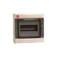 Щиток навесной DKC 85908 8 модулей, IP 65, с дверцей с замком, с клемм. блоком 1x87508, серый, "RAM base"