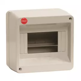 Щиток навесной DKC 83608 8 модулей, IP 40, без дверцы, серый, "RAM base"