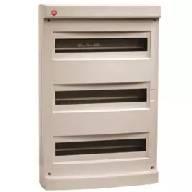 Щиток навесной DKC 83654 54 (3х18) модуля, IP 40, без дверцы, серый, "RAM base"