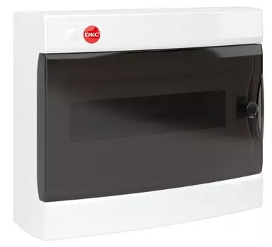 Щиток навесной DKC RB12W4TWD с дверцей 12 мод.,IP41, белый, с клеммным блоком 63А, "RAM base"