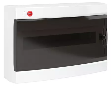 Щиток навесной DKC RB18W4TWD с дверцей 18 мод.,IP41, белый, с клеммным блоком 63А, "RAM base"