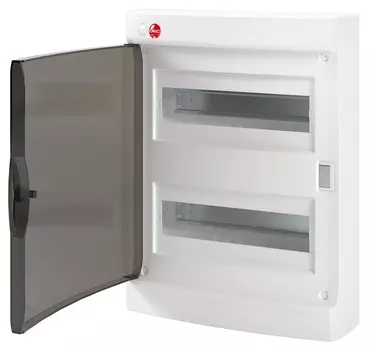 Щиток навесной DKC RB24W4TWD с дверцей 24 мод.,IP41, белый, с клеммным блоком 63А, "RAM base"