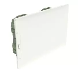 Щиток встраиваемый Legrand 401762 Practibox³ - белая дверь, 1х12 модулей, земля+нейтраль