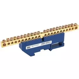 Шина IEK YNN10-69-22D-K07 N ноль на DIN-изол ШНИ-6х9-22-Д-С